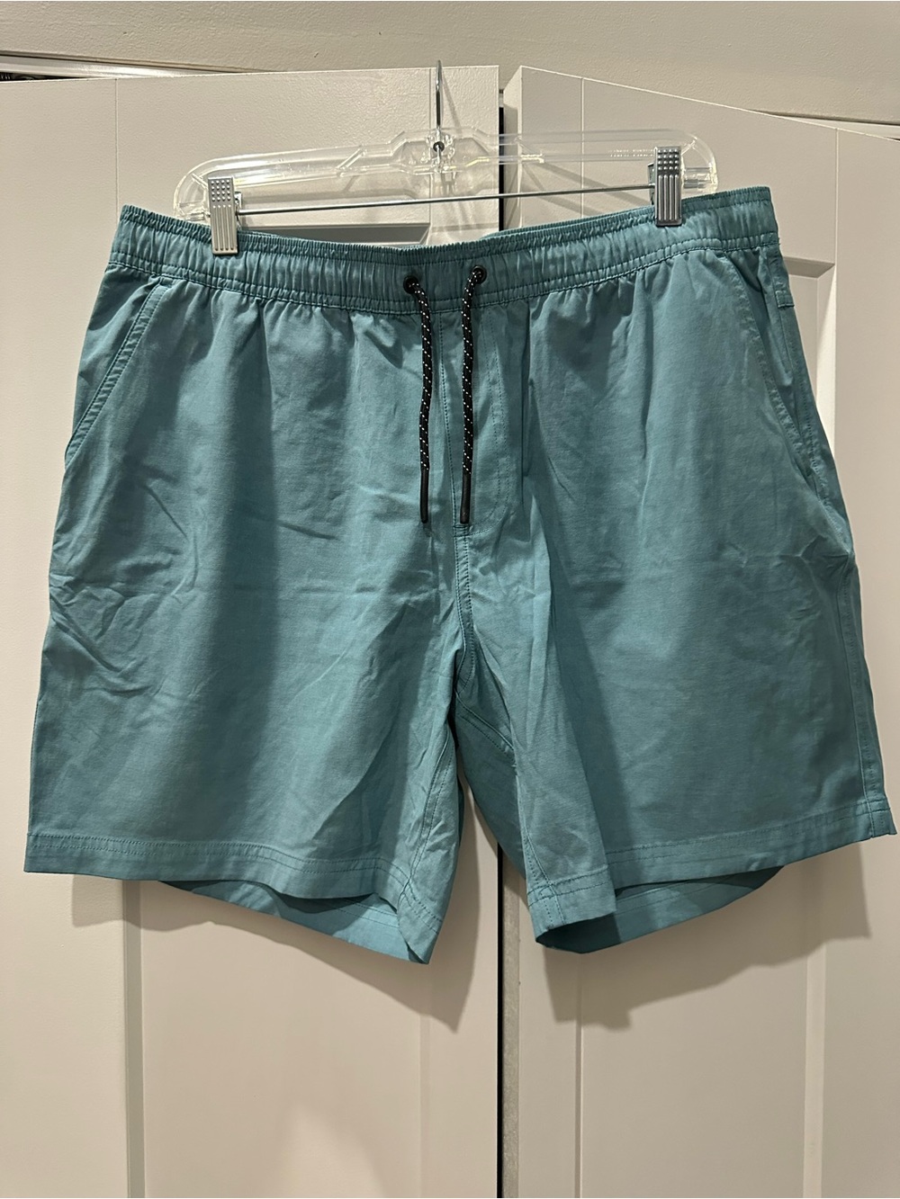 Men's BearBottom Aqua Blue Shorts with Drawstring